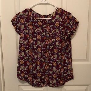 Lily white Floral blouse